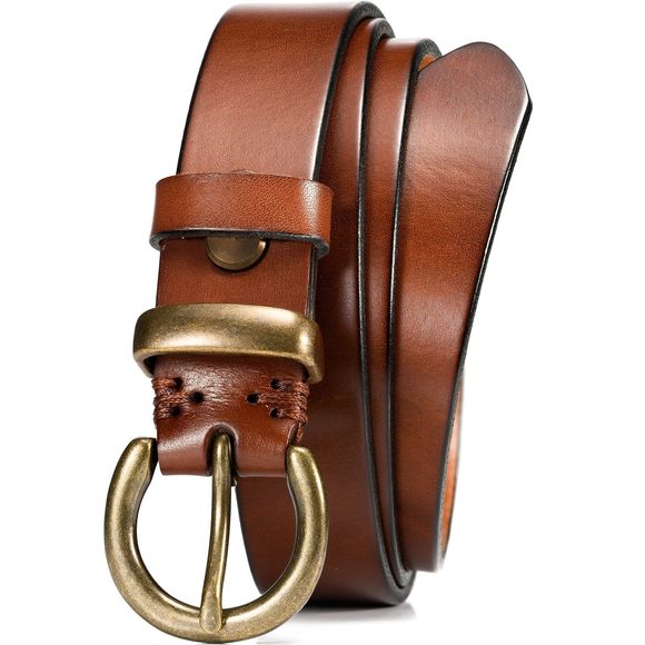 Full Grain Leather Belt For Women,1.1\